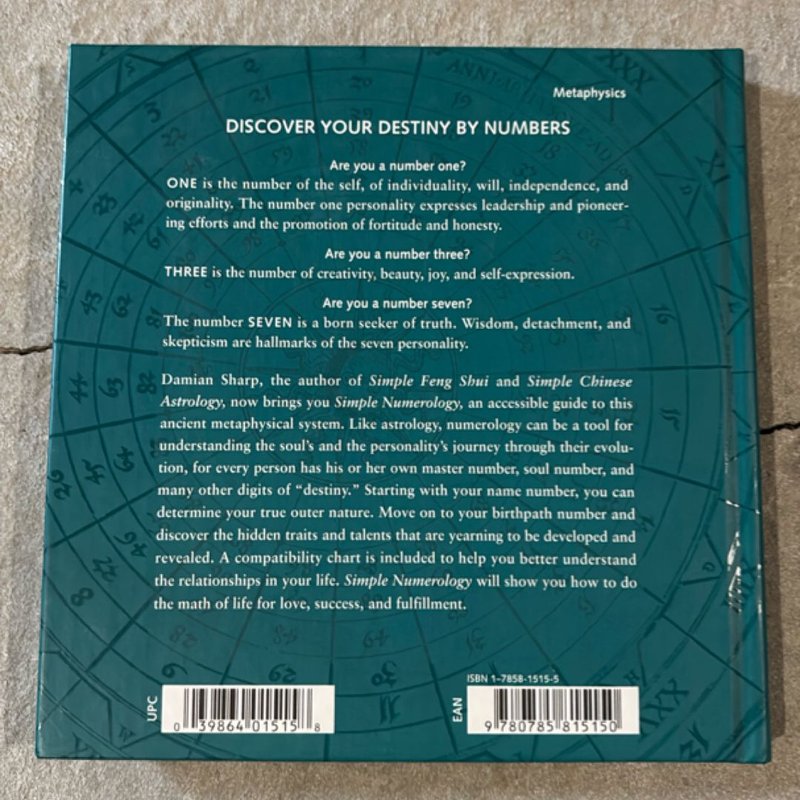 Simple Numerology by Damian Sharp