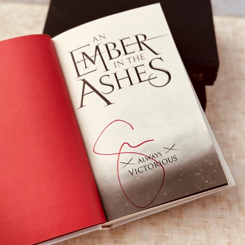 B&N signed exclusive An Ember in the Ashes + books 2&4 bundle