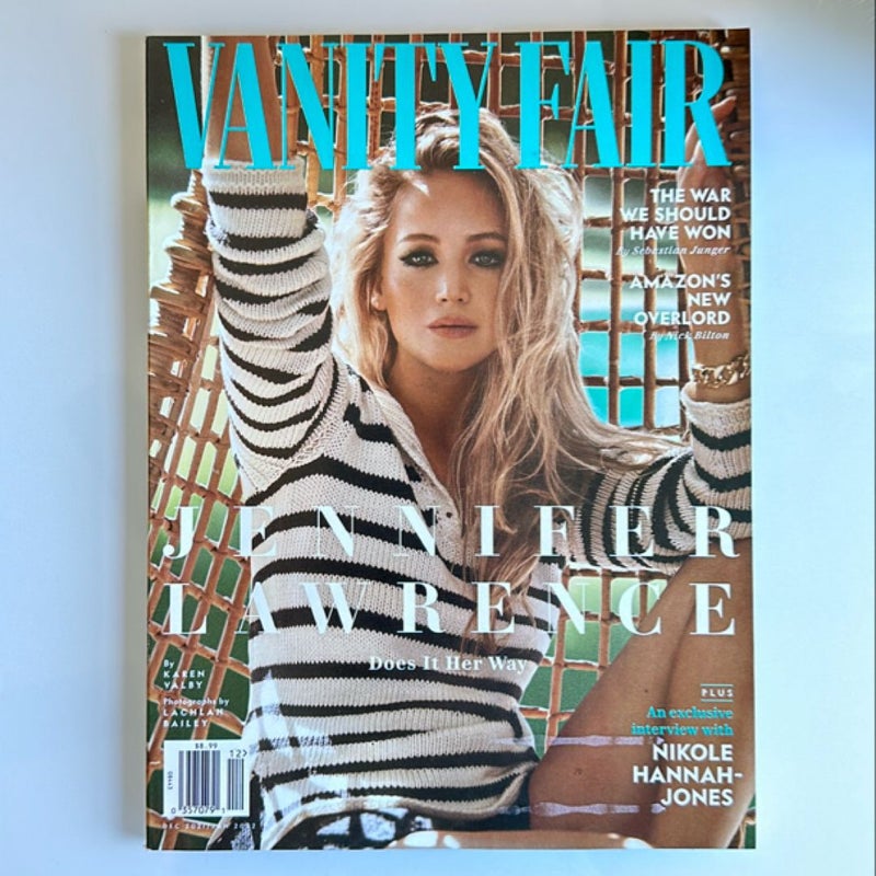 Vanity Fair Magazine. December 2021/January 2022 Issue. Jennifer Lawrence does it her way.