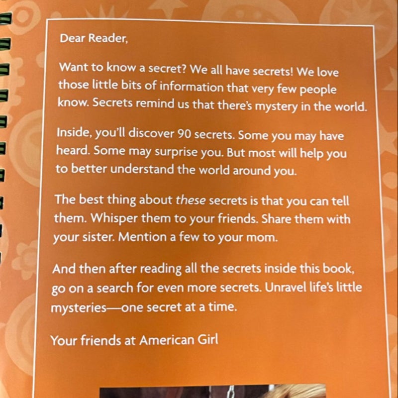 American Girl Psst... Secret Instructions Every Girl Should Know