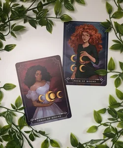 FairyLoot Tarot Cards Three and Four of Moons (Sophia & Constance) Cinderella is Dead