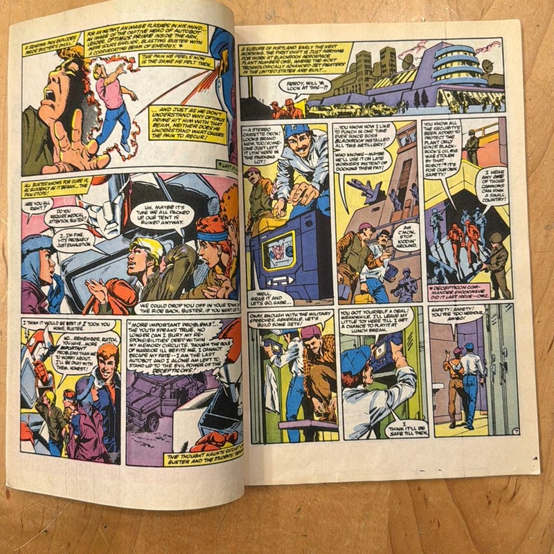 The transformers Aug 7 Marvel comic