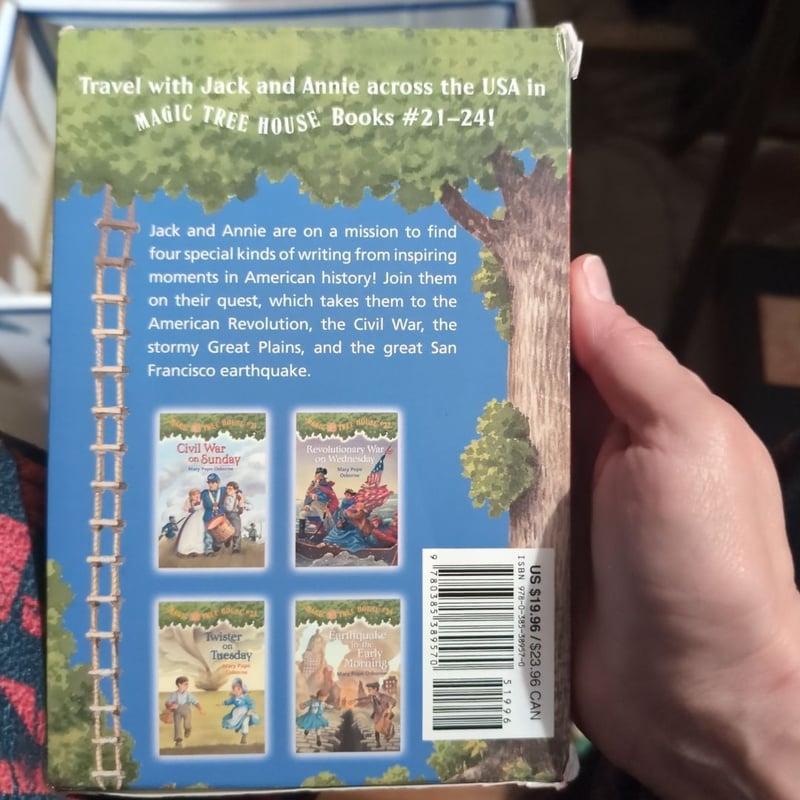Magic Tree House Books 21-24 Boxed Set by Mary Pope Osborne