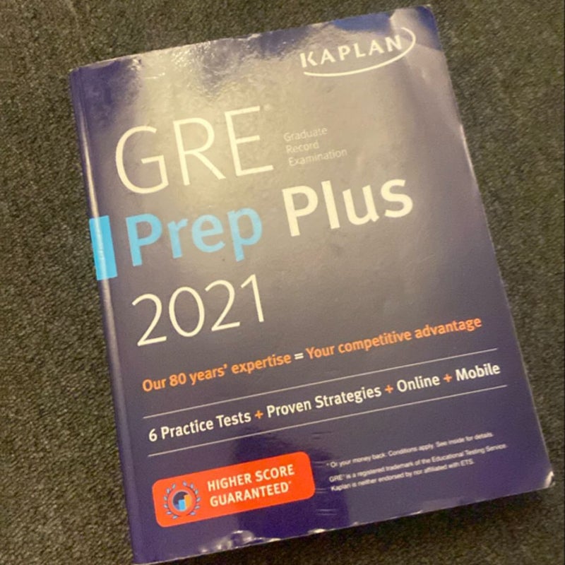 GRE Prep Plus 2021