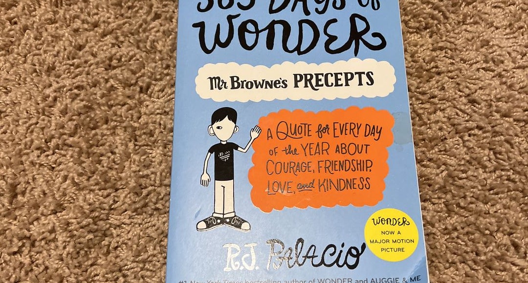 365 Days of Wonder: Mr. Browne's Precepts (English Edition) eBook :  Palacio, R. J.: : Livros