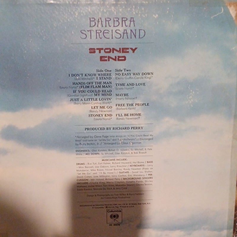 Stony End 🍁/ Barbara Streisand