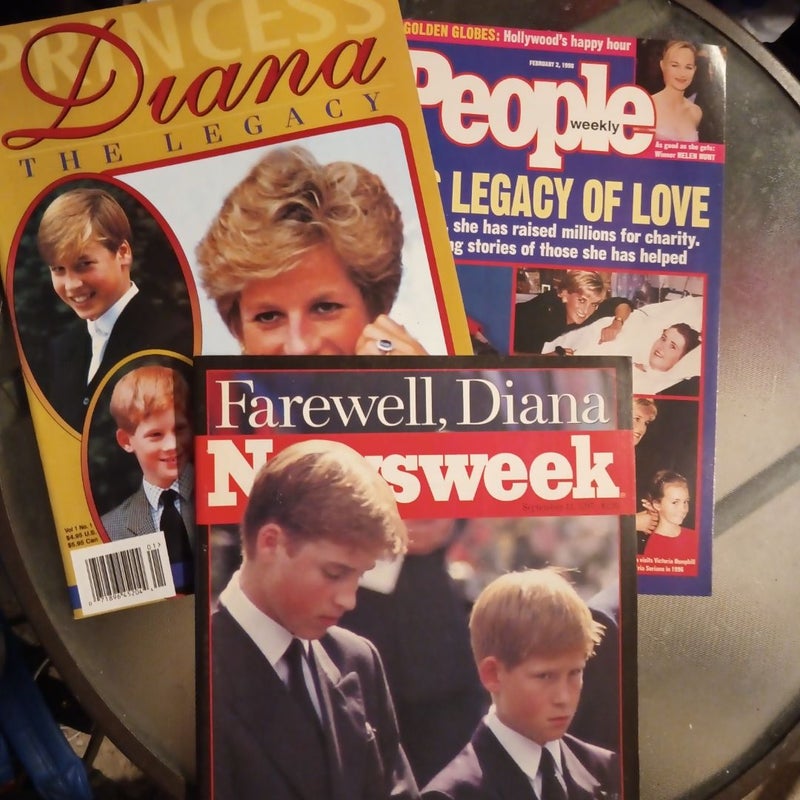 Diana by Newsweek and people magazine as well as the legacy