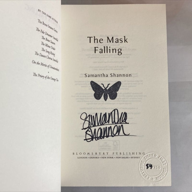 The Bone Season 1-4 Goldsboro SIGNED NUMBERED 1/1 Editions
