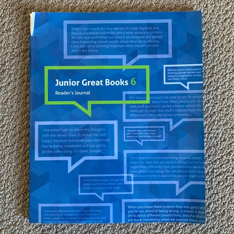 Junior Great Books Series 6 Reader's Journal