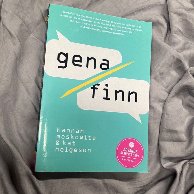 Gena/Finn *ARC*