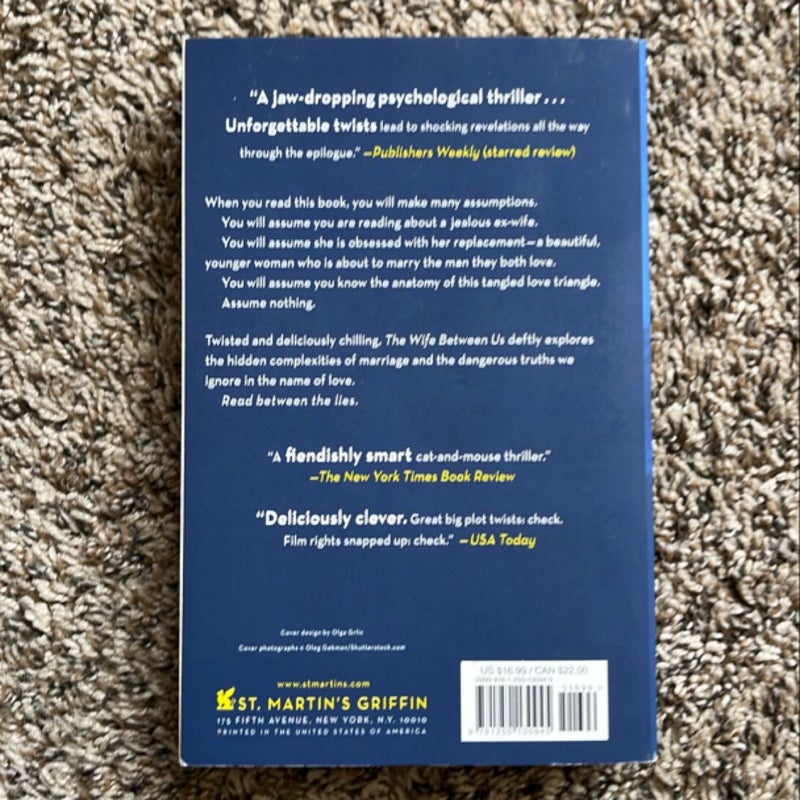 The Wife Between Us first edition