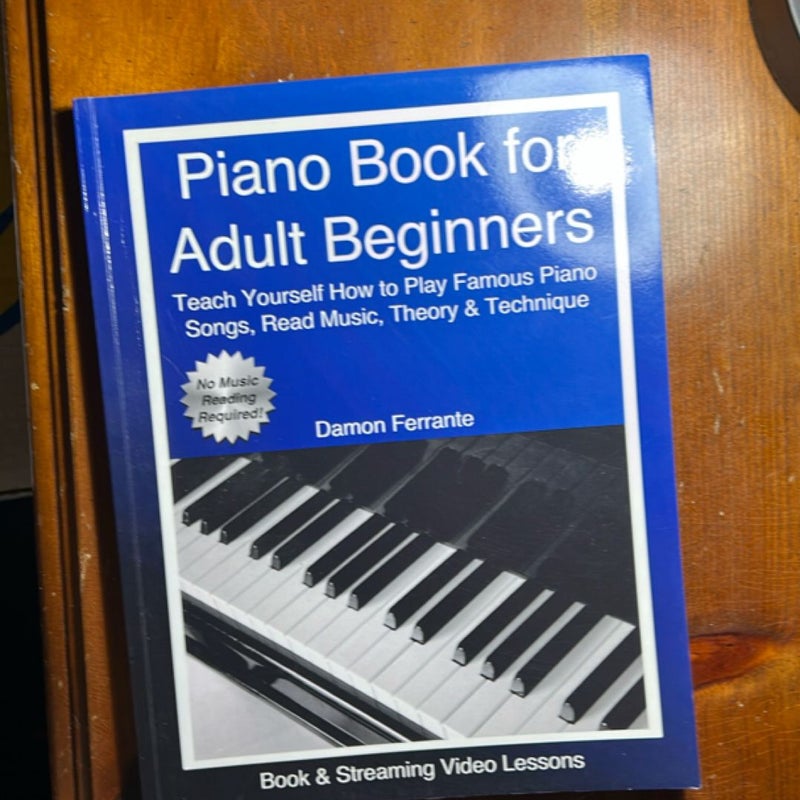 Piano Book for Adult Beginners