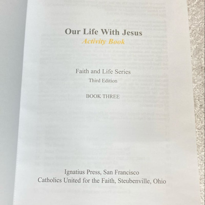 Our Life With Jesus Activity Book 83