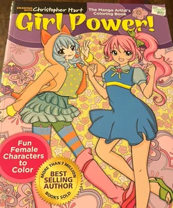 The Manga Artist's Coloring Book: Girl Power!