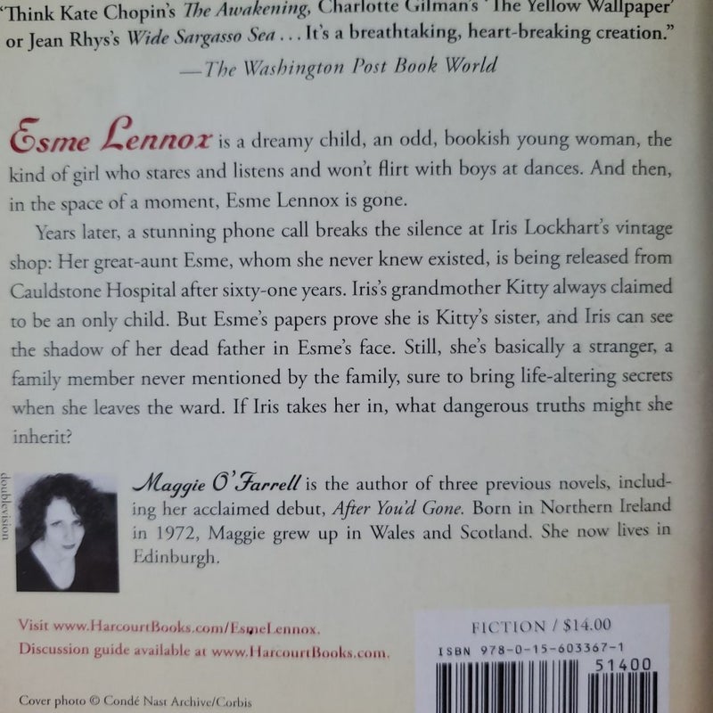 The Vanishing Act of Esme Lennox