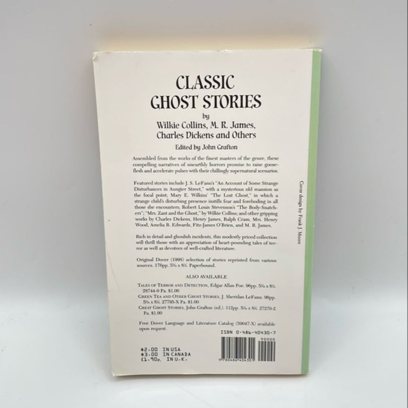 Classic Ghost Stories by Wilkie Collins, M. R. James, Charles Dickens and Others