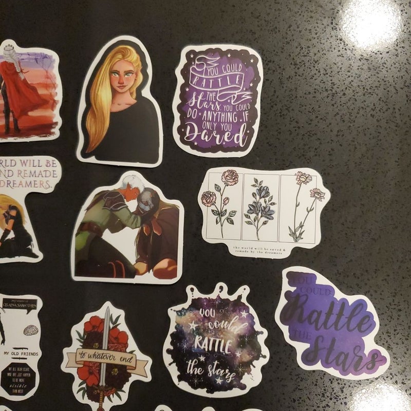 Throne of Glass Stickers