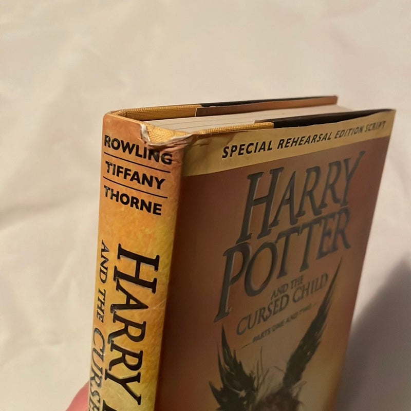 Harry Potter and the Cursed Child Parts One and Two (Special Rehearsal Edition Script)