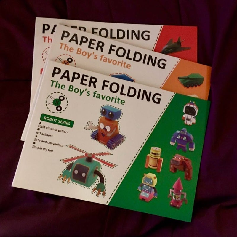 Bundle Of 3 Paper Folding The Boy’s Favorite Books New