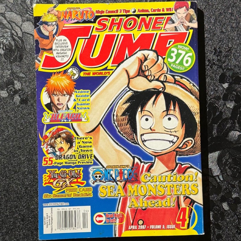 Shonen Jump Volume 5 Issue 4 Number 52 April 2007