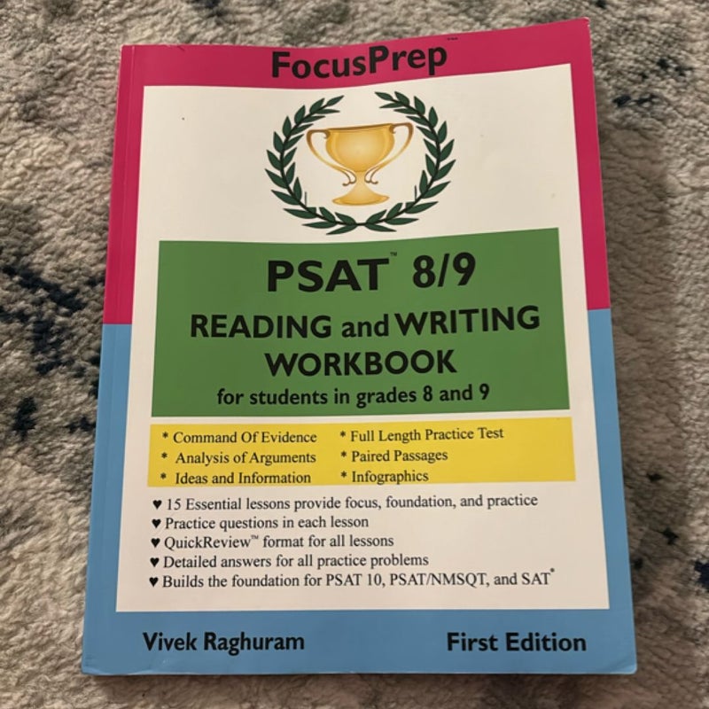PSAT 8/9 READING and WRITING Workbook