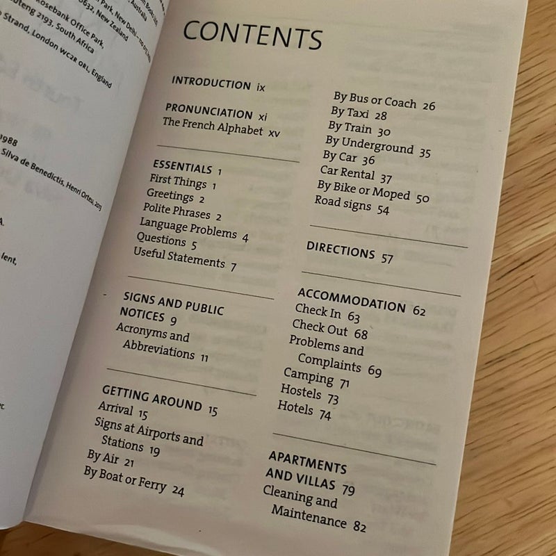 The Penguin French Phrasebook