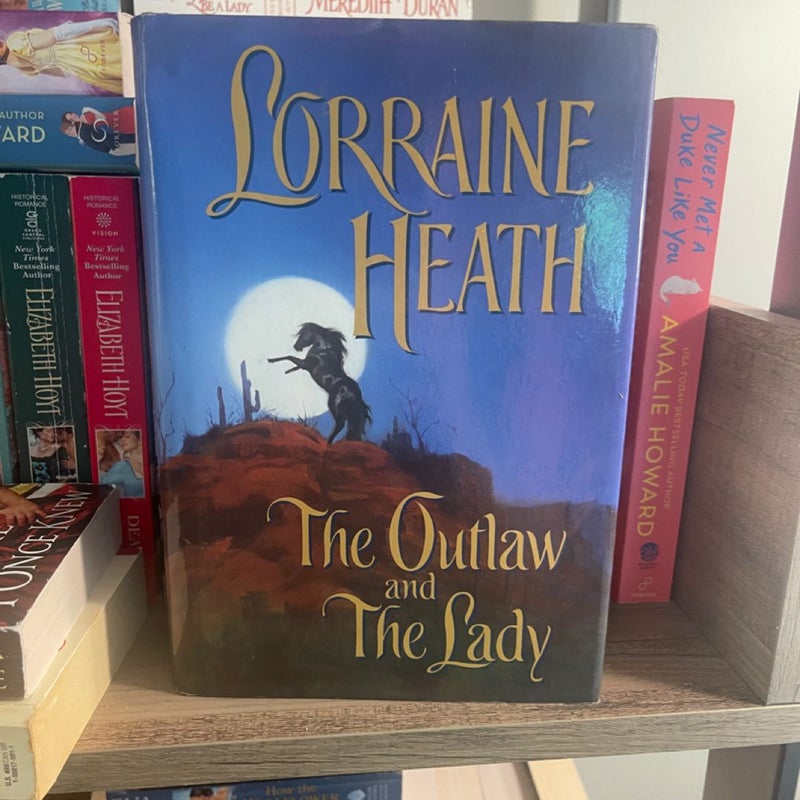 Outlaw and the Lady - Large Print Ed