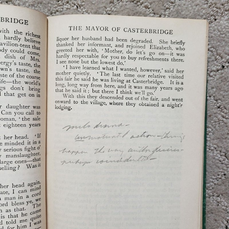 The Mayor of Casterbridge (Harper's Modern Classics Edition, 1922)