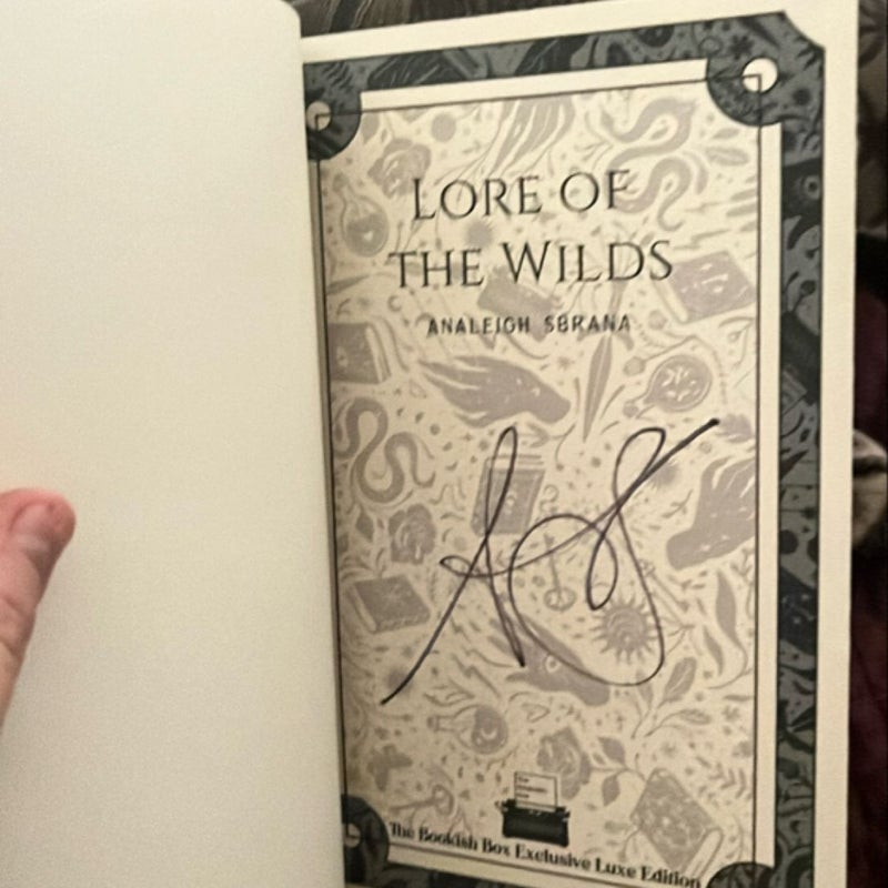 Lore of the Wilds **FIRST EDITION SIGNED BY AUTHOR**