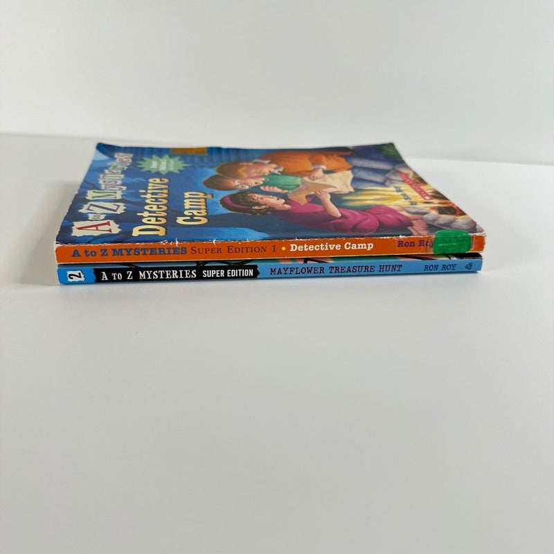 A to Z Mysteries, Super Edition 1 and 2