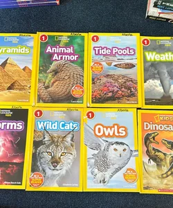 National Geographic Kids Level 1 Readers - 8 Book Bundle!!