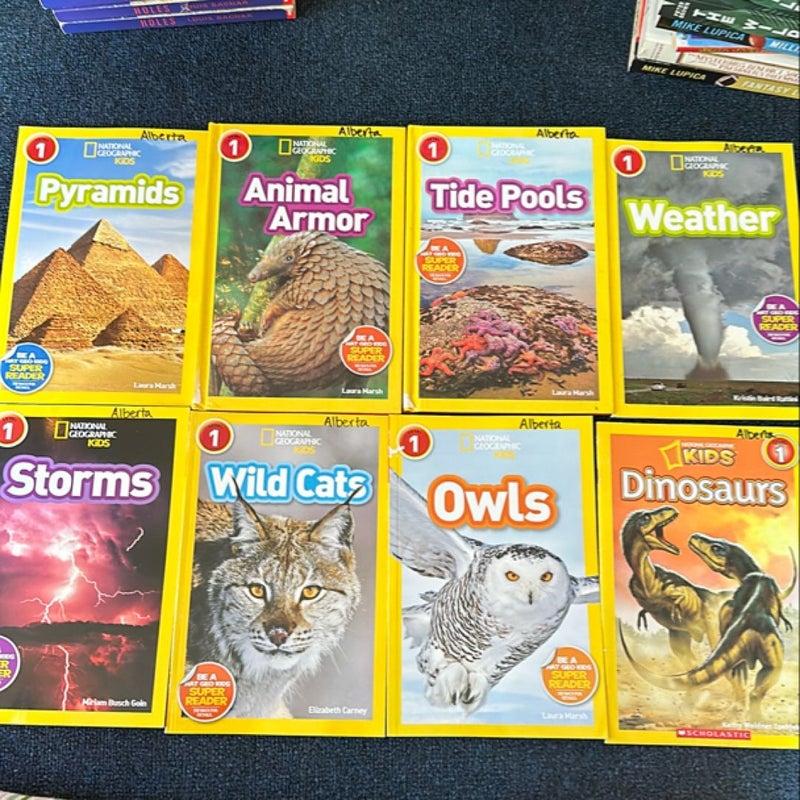 National Geographic Kids Level 1 Readers - 8 Book Bundle!!