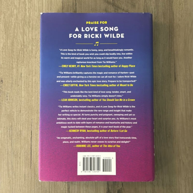 A Love Song for Ricki Wilde