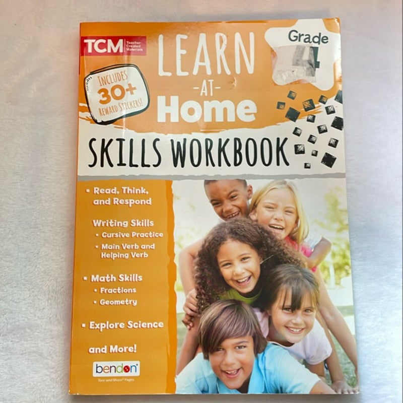 Grade 4 Learn at Home Skills Workbook