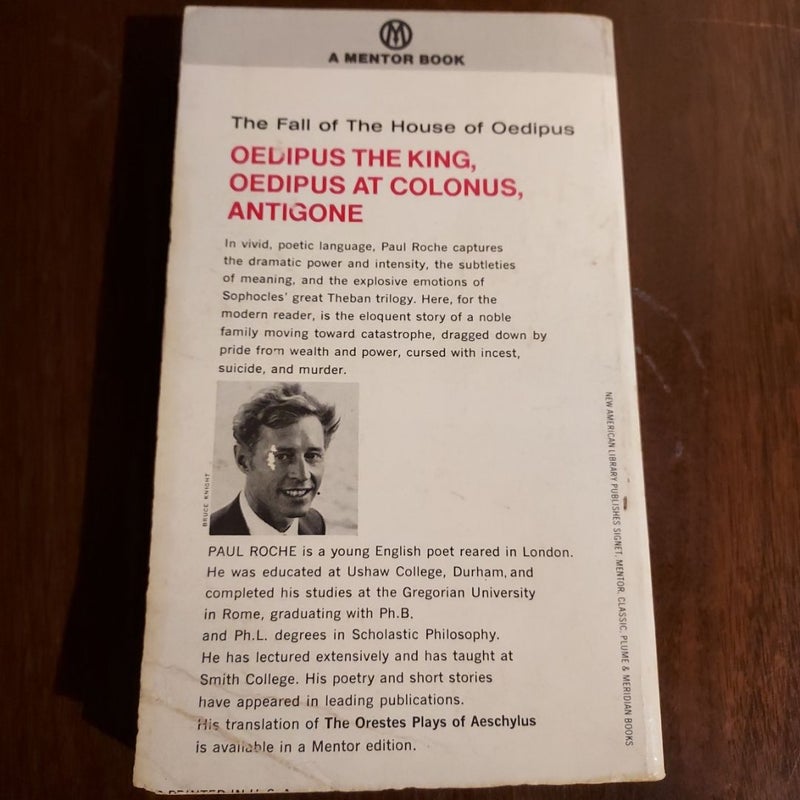 The Oedipus Plays of Sophocles
