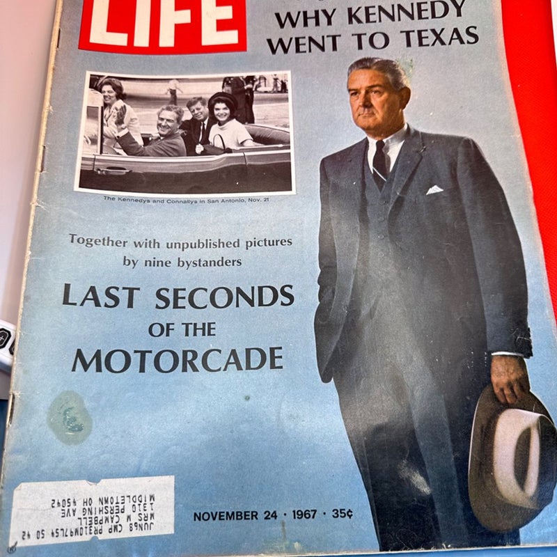Vintage Life Magazine  Why Kennedy Went to Texas