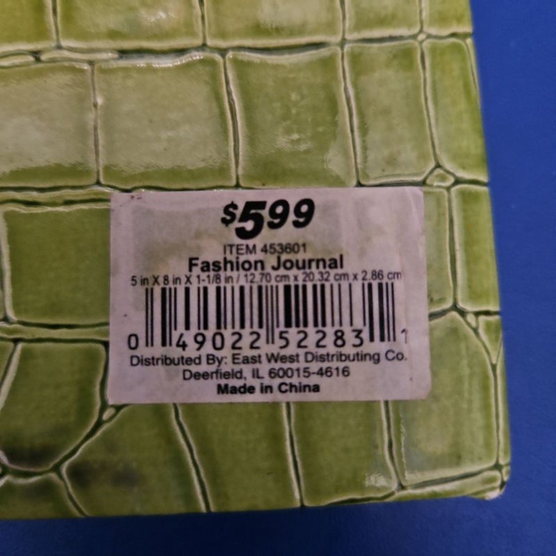 Faux Green Lizard Skin Fashion Journal