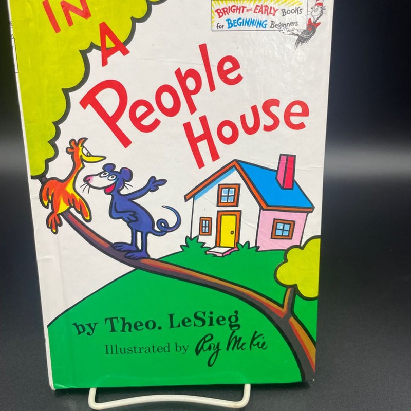 Bright and early books In A People House hardcover childrens book