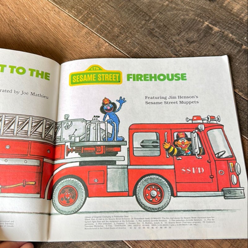 A Visit to the Sesame Street Firehouse