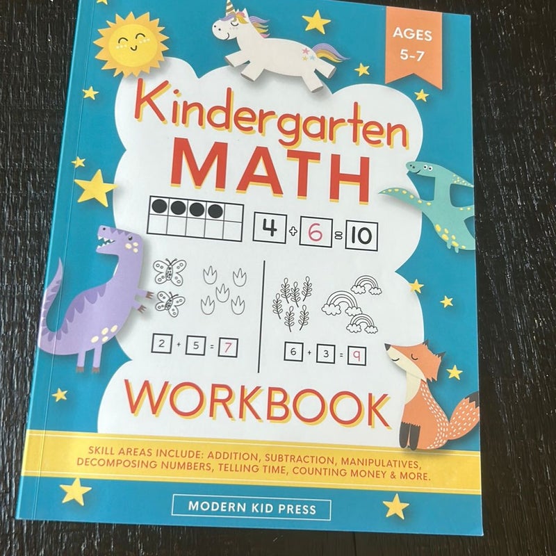 Kindergaten Math Workbook