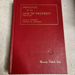 Principles of the Law of Property, 1989
