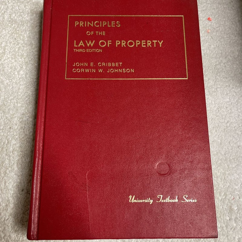 Principles of the Law of Property, 1989