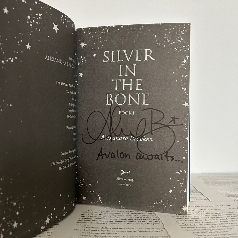 Silver in the Bone (SIGNED) B&N Edition