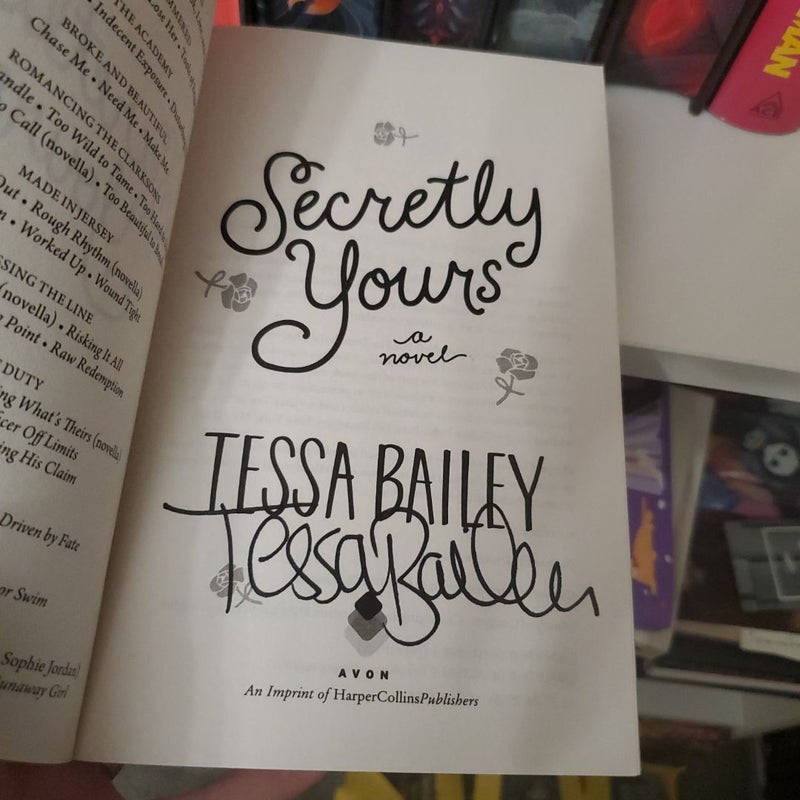 SIGNED Secretly Yours & Unfortunately Yours