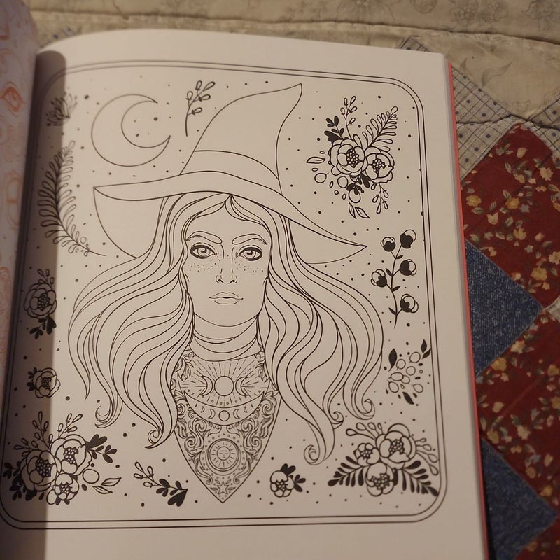 The Witch Coloring Book by Editors of Chartwell Books, Paperback ...