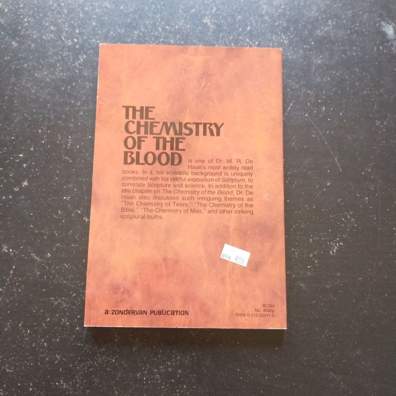Chemistry of the Blood by M. R. DeHaan