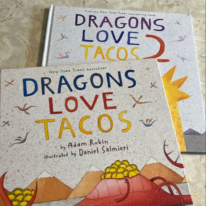 Dragons Love Tacos bundle of 2 books