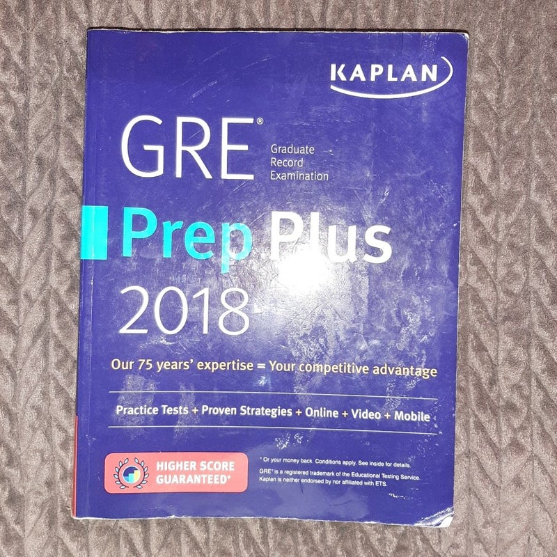 GRE Prep Plus 2018