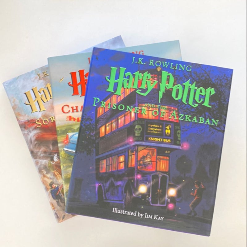 Harry Potter: the Illustrated Collection (Books 1-3 Boxed Set)