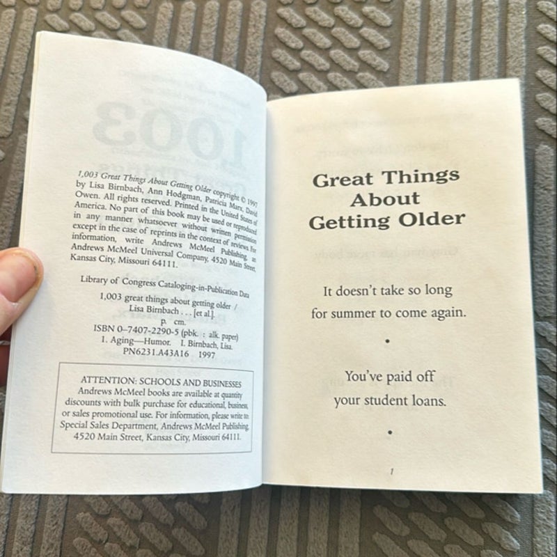 1,003 Great Things about Getting Older